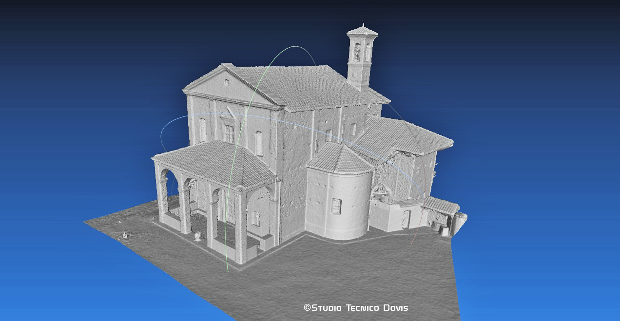 La Cappella Madonna del Bussone di Giaveno: dal rilievo aereo al modello 3D - Studio Tecnico Dovis